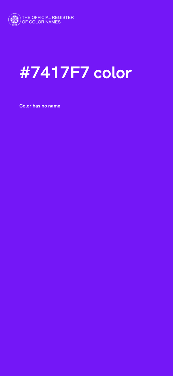 #7417F7 color image