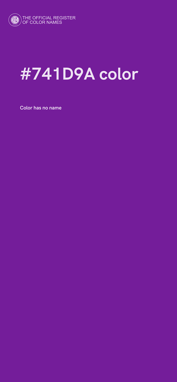 #741D9A color image
