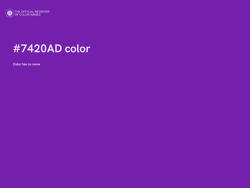 #7420AD color image