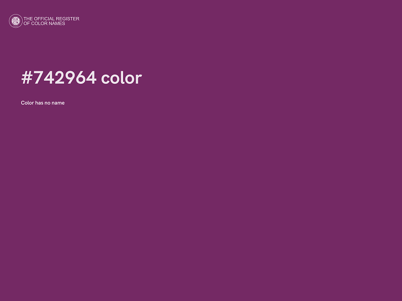 #742964 color image