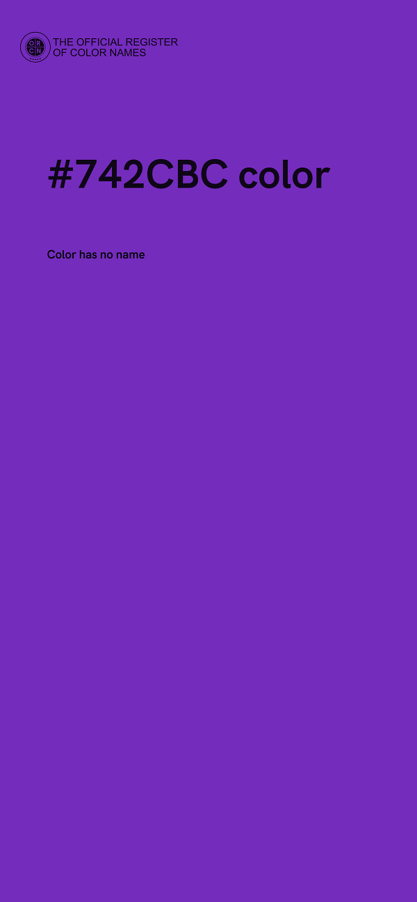 #742CBC color image