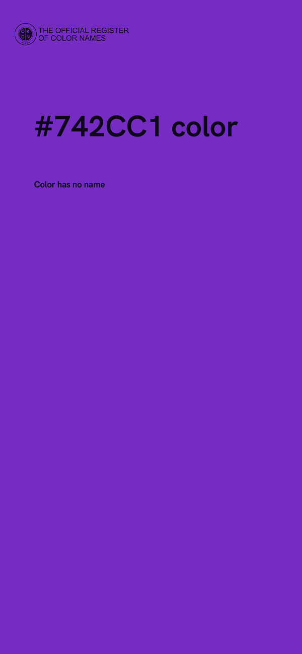 #742CC1 color image