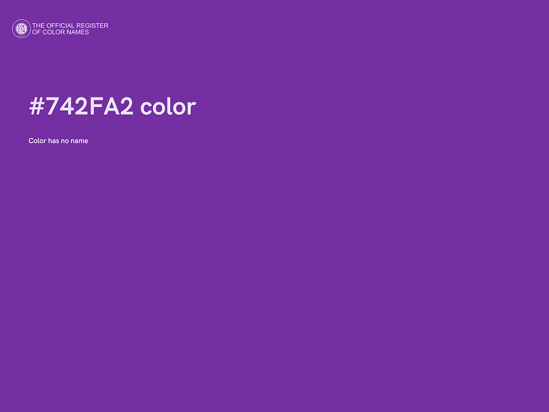 #742FA2 color image