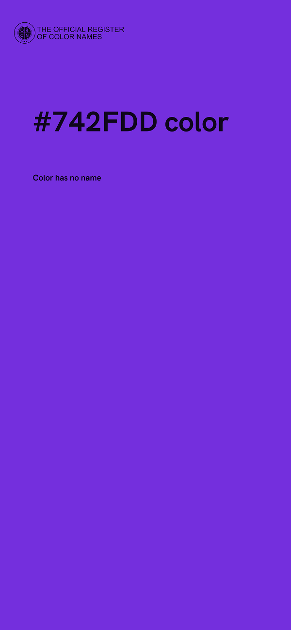 #742FDD color image