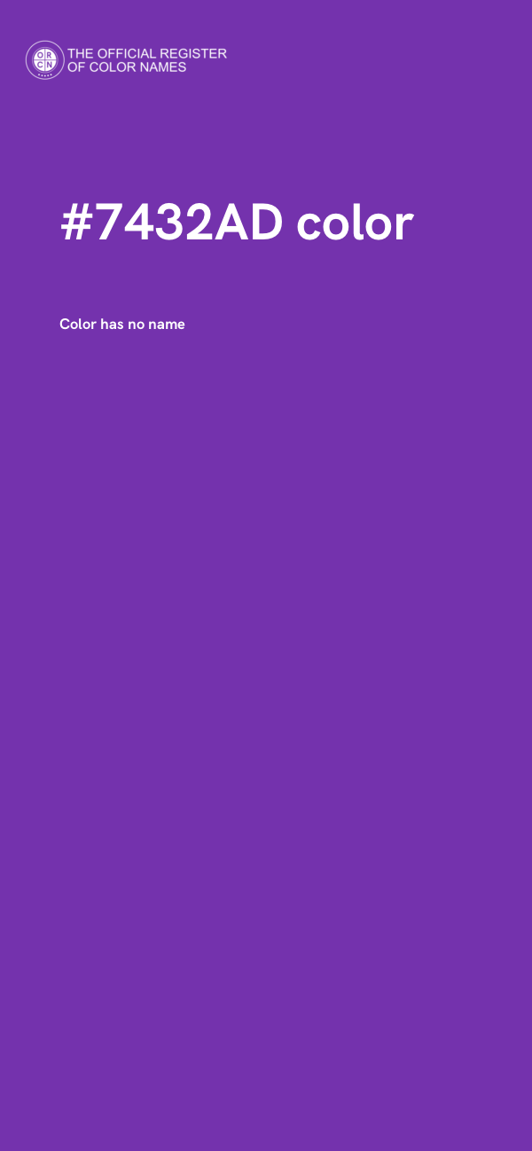 #7432AD color image