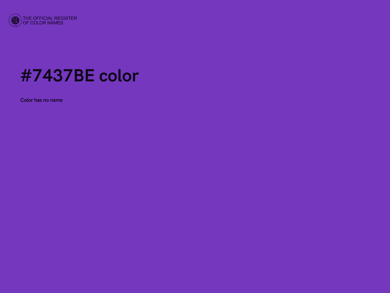 #7437BE color image