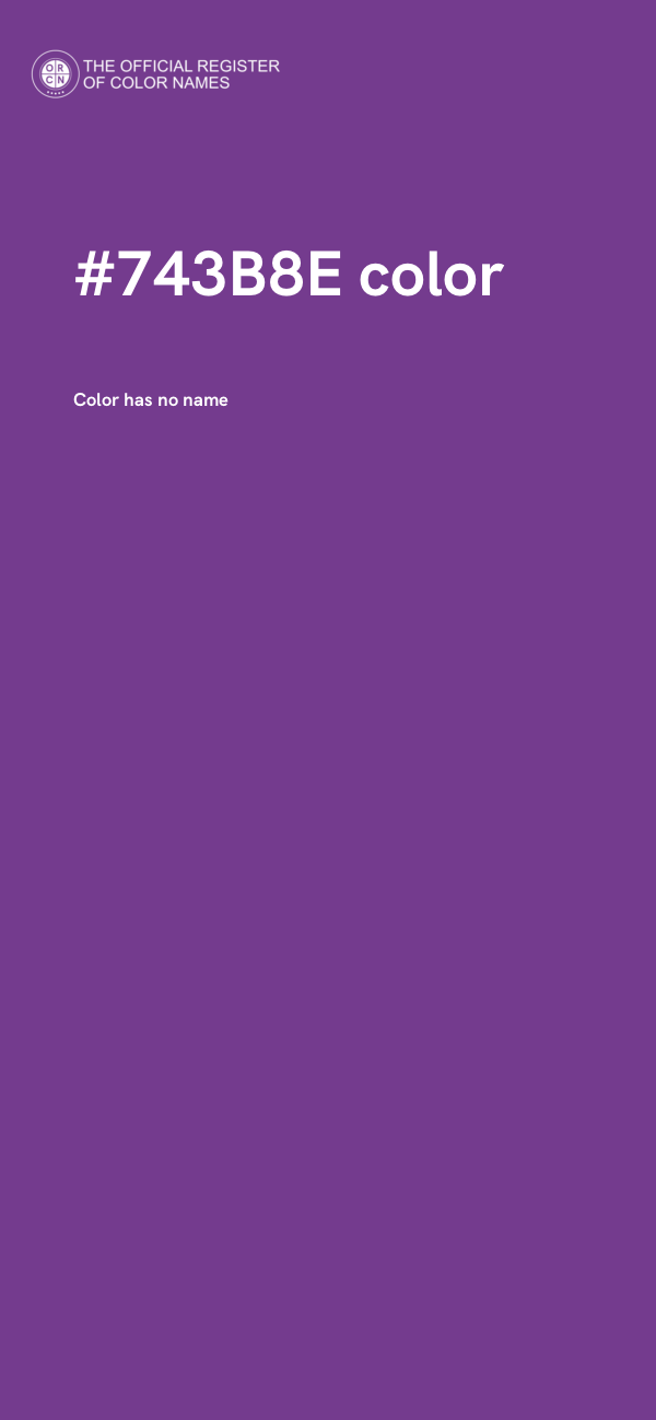 #743B8E color image
