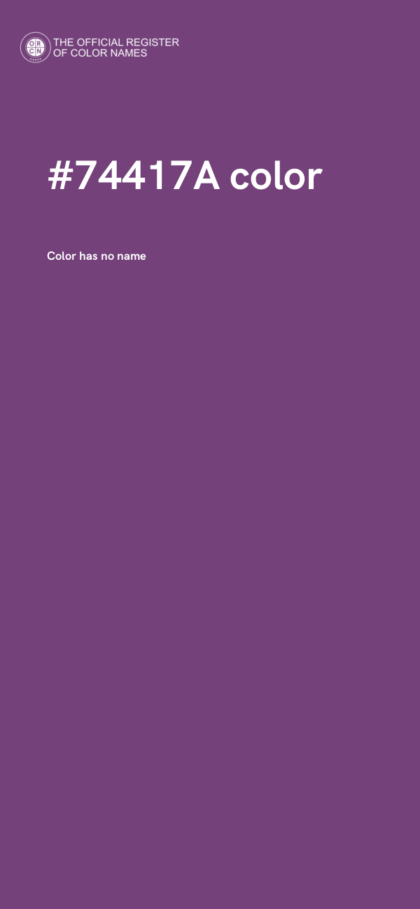 #74417A color image