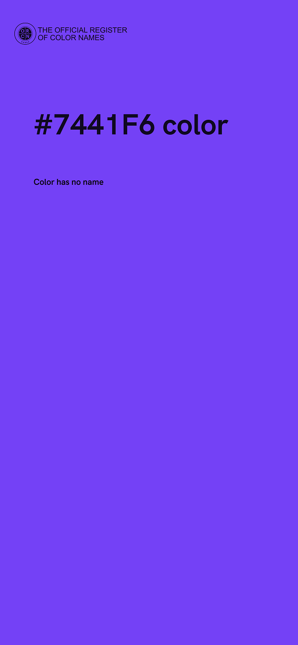 #7441F6 color image