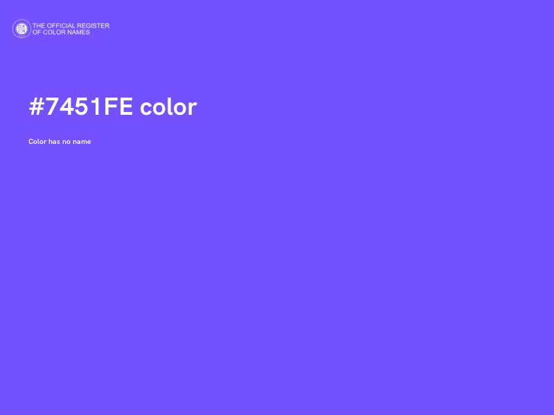 #7451FE color image