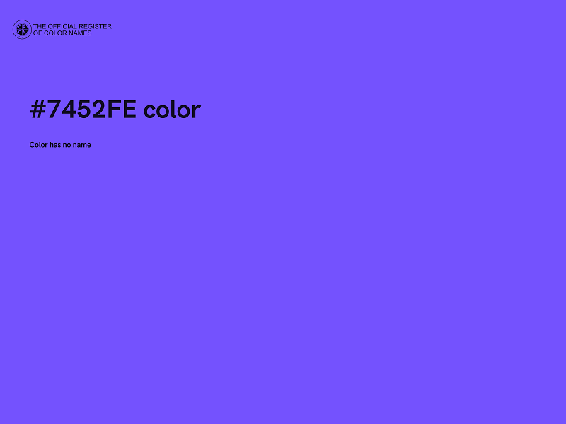 #7452FE color image