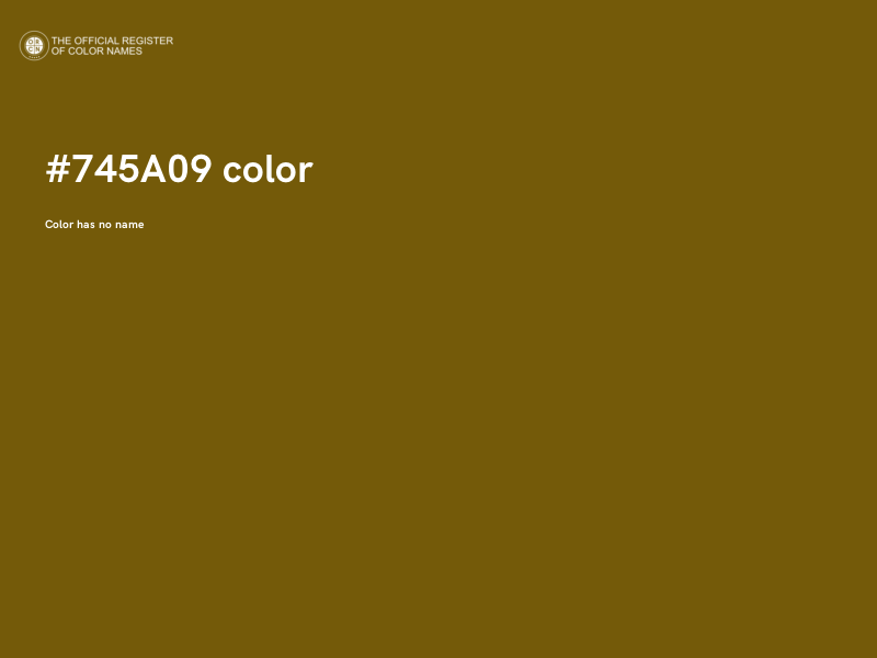 #745A09 color image