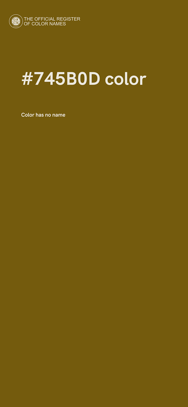 #745B0D color image
