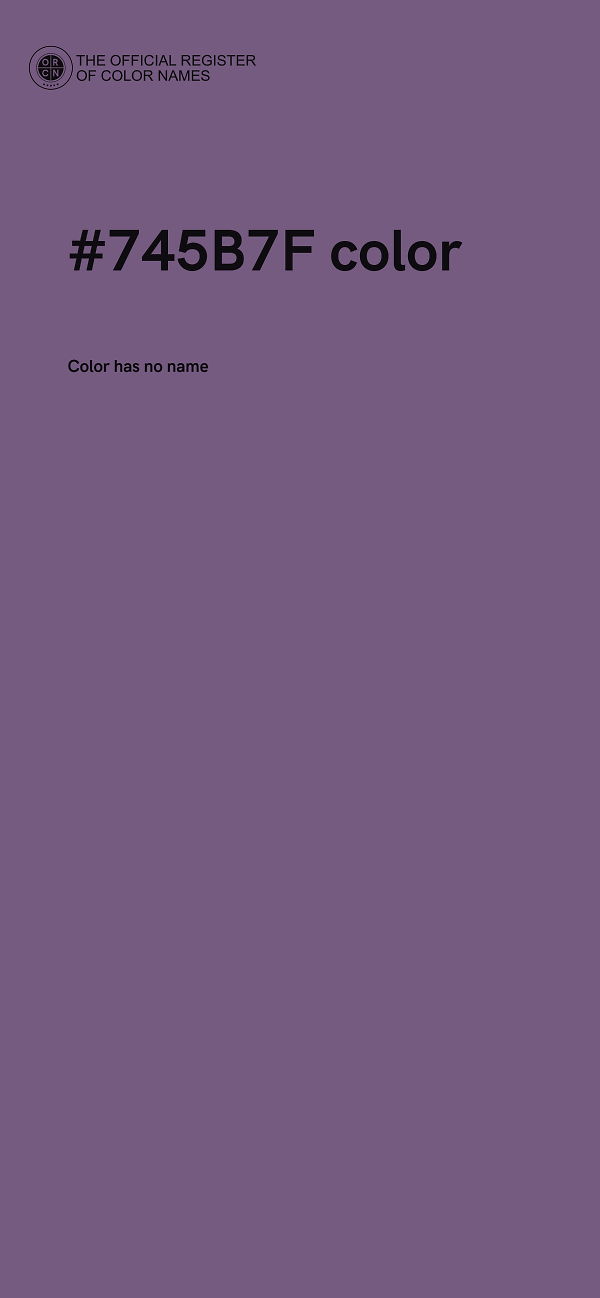 #745B7F color image