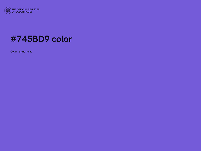 #745BD9 color image