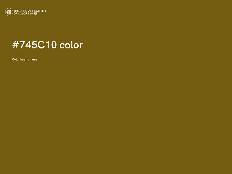 #745C10 color image