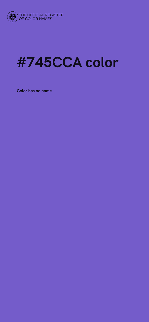 #745CCA color image