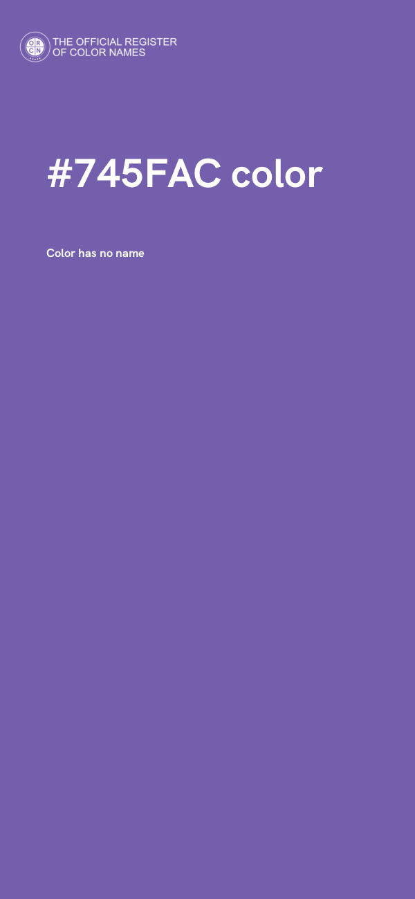 #745FAC color image