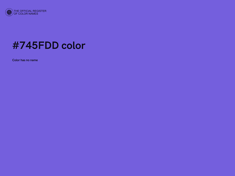 #745FDD color image