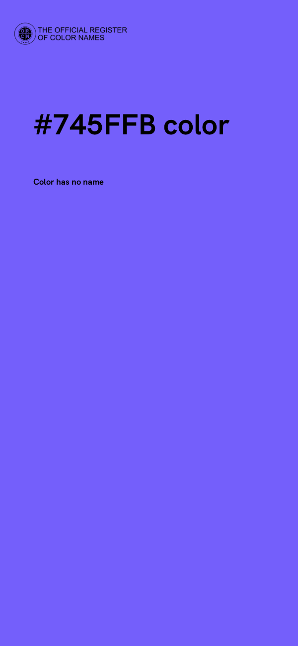 #745FFB color image