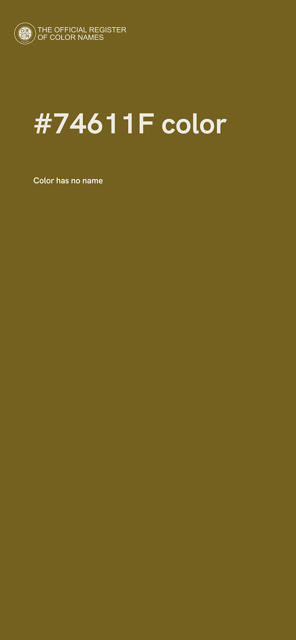 #74611F color image