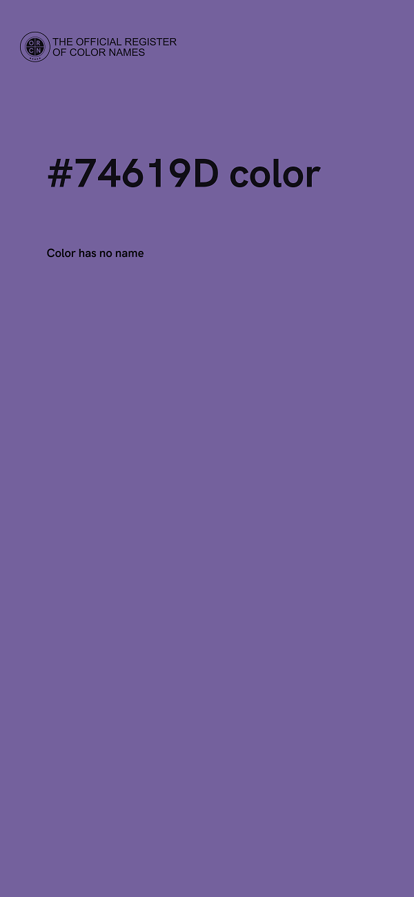 #74619D color image