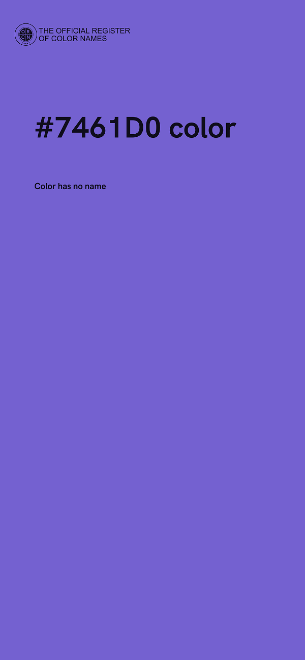 #7461D0 color image