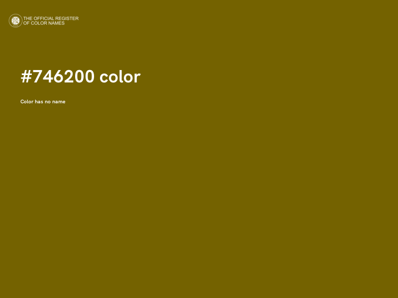#746200 color image