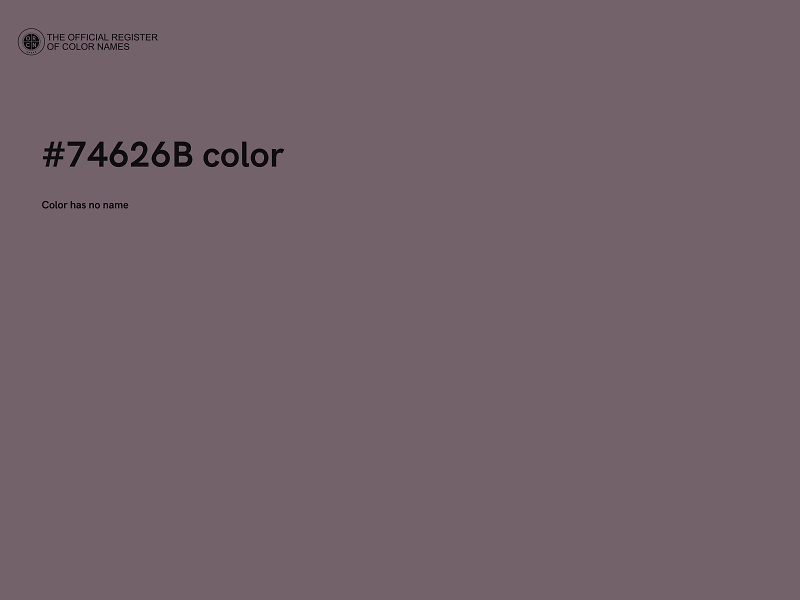 #74626B color image