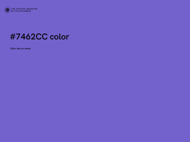 #7462CC color image