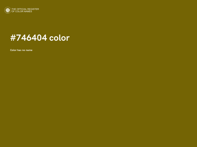 #746404 color image
