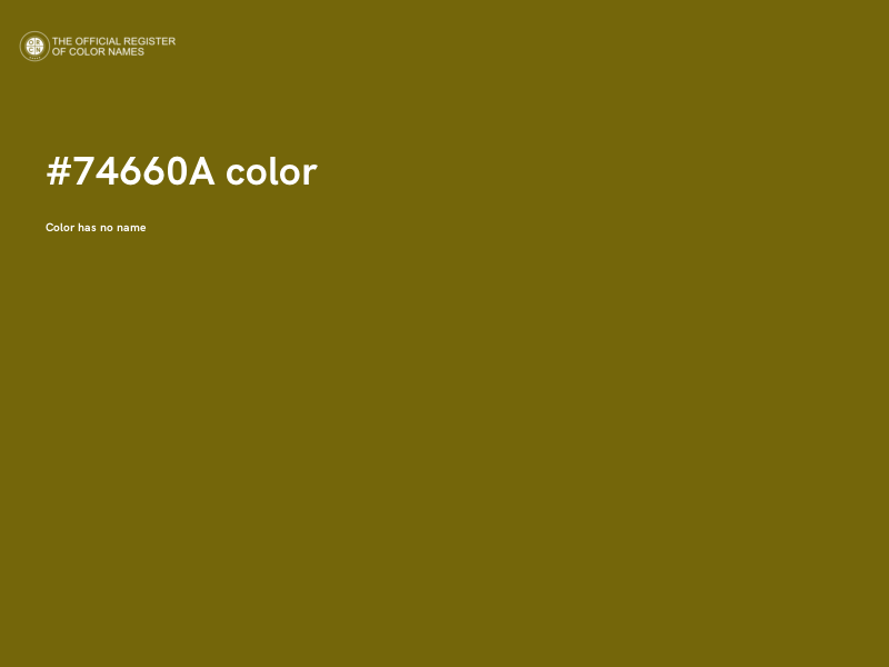 #74660A color image