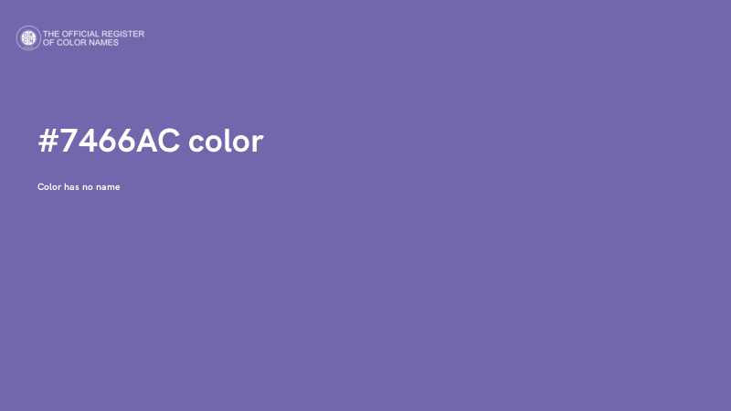 #7466AC color image