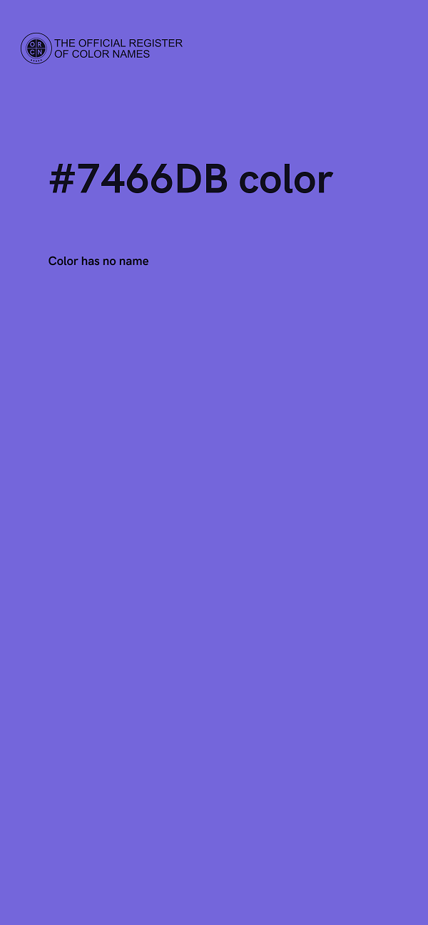 #7466DB color image