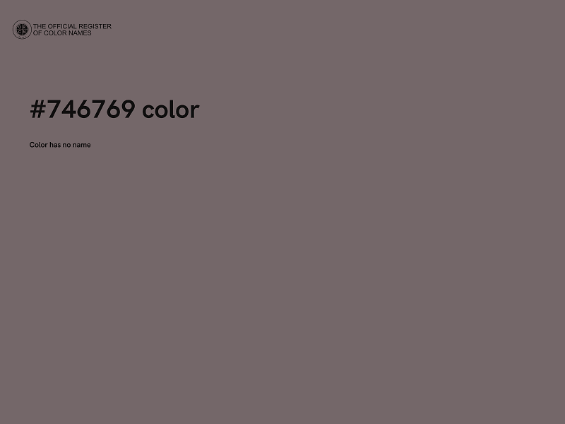 #746769 color image