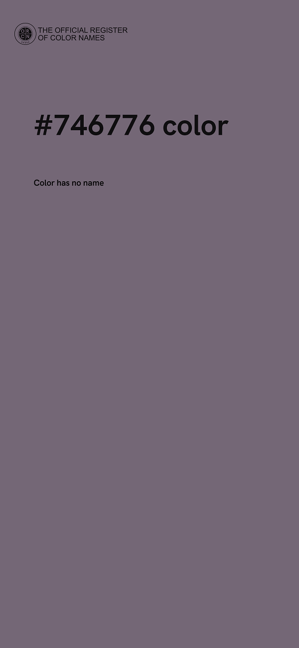 #746776 color image