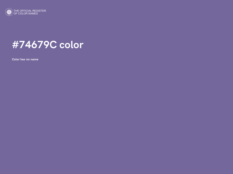 #74679C color image