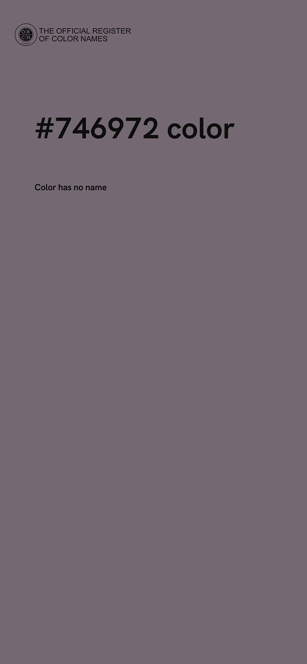 #746972 color image