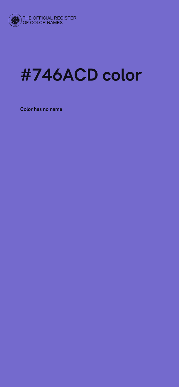 #746ACD color image