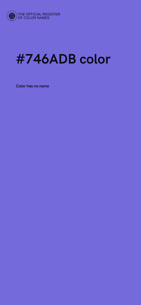 #746ADB color image