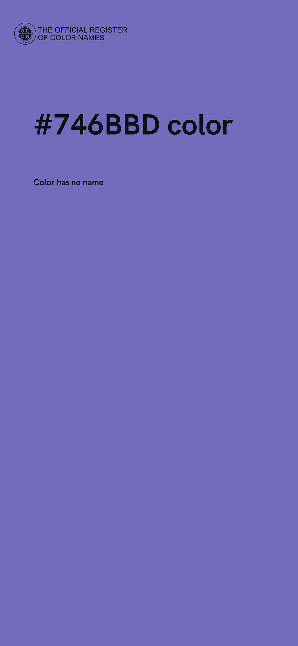 #746BBD color image