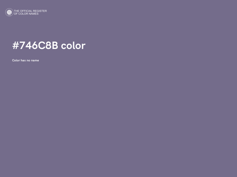 #746C8B color image