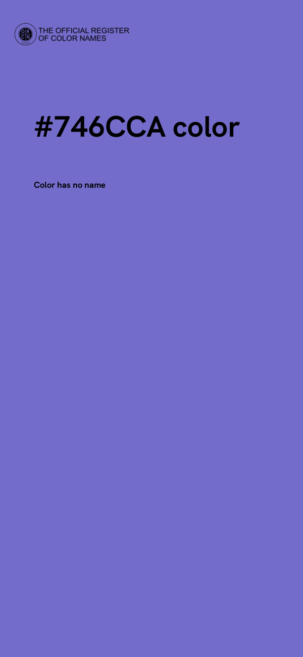 #746CCA color image