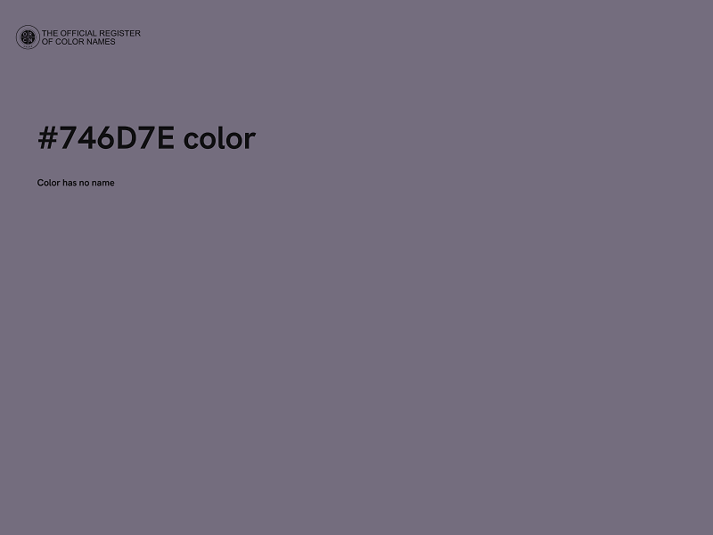 #746D7E color image