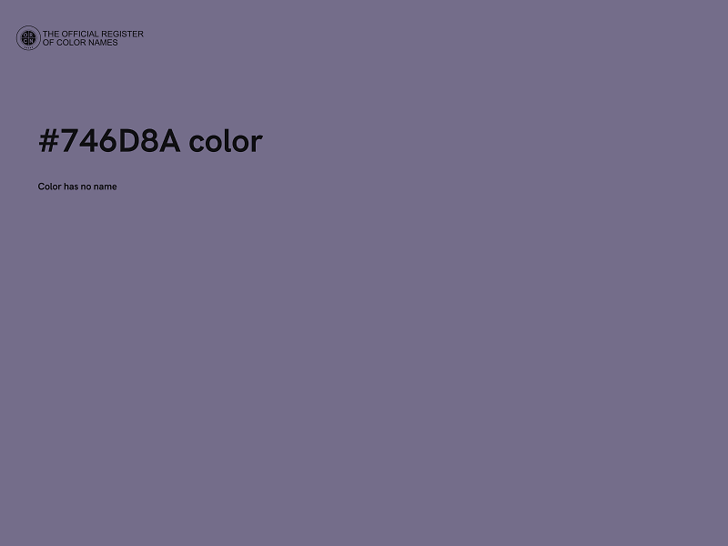 #746D8A color image