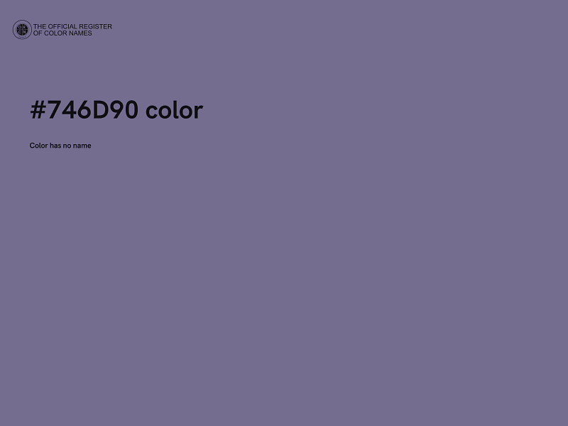 #746D90 color image