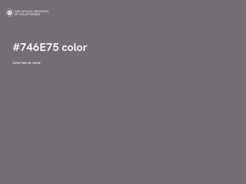 #746E75 color image
