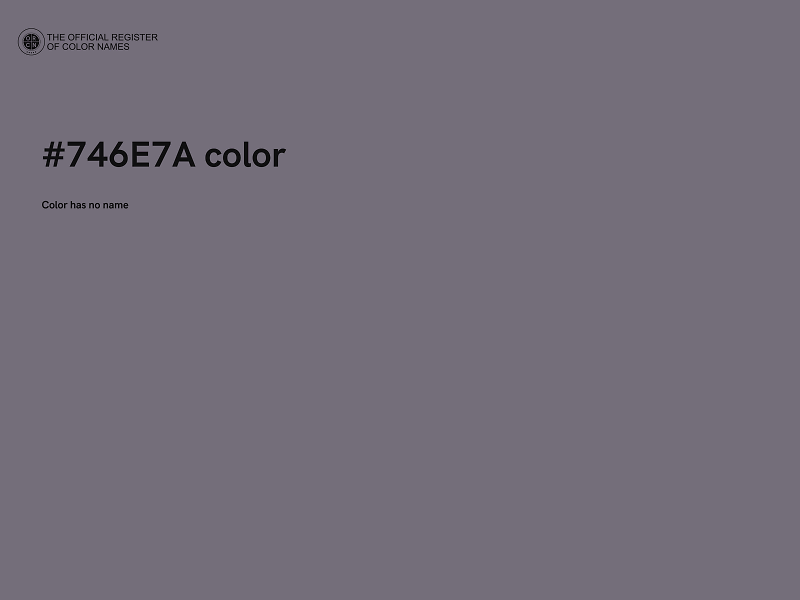 #746E7A color image