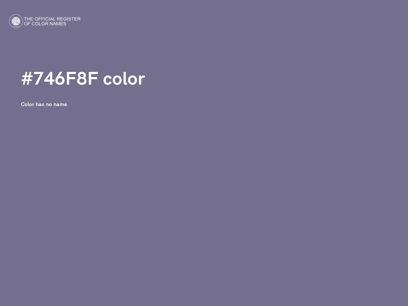 #746F8F color image