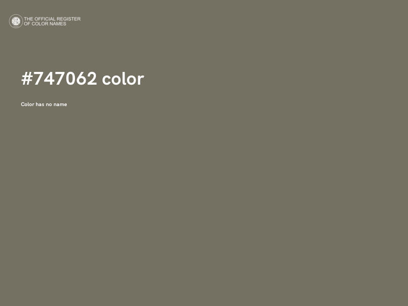 #747062 color image